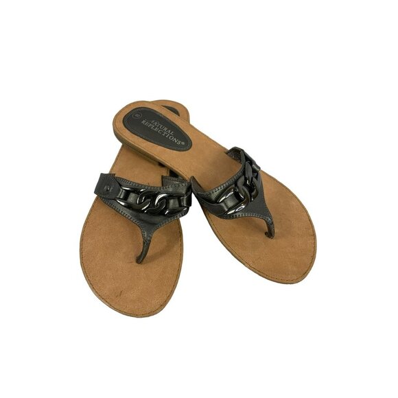 Natural Reflections Women's Thong Sandals - Picture 2 of 6